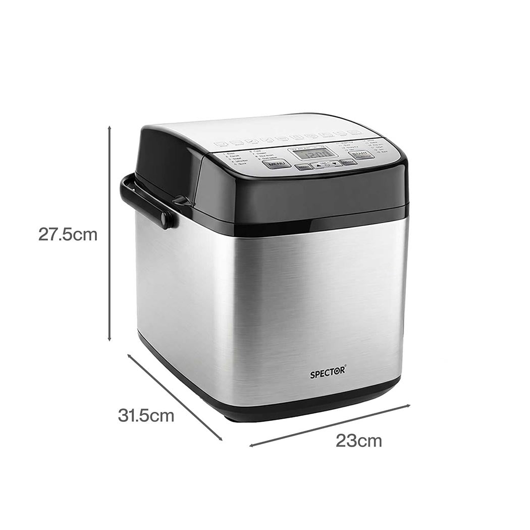 Bread Machine 19-In-1 Compact 21x27x27.5cm