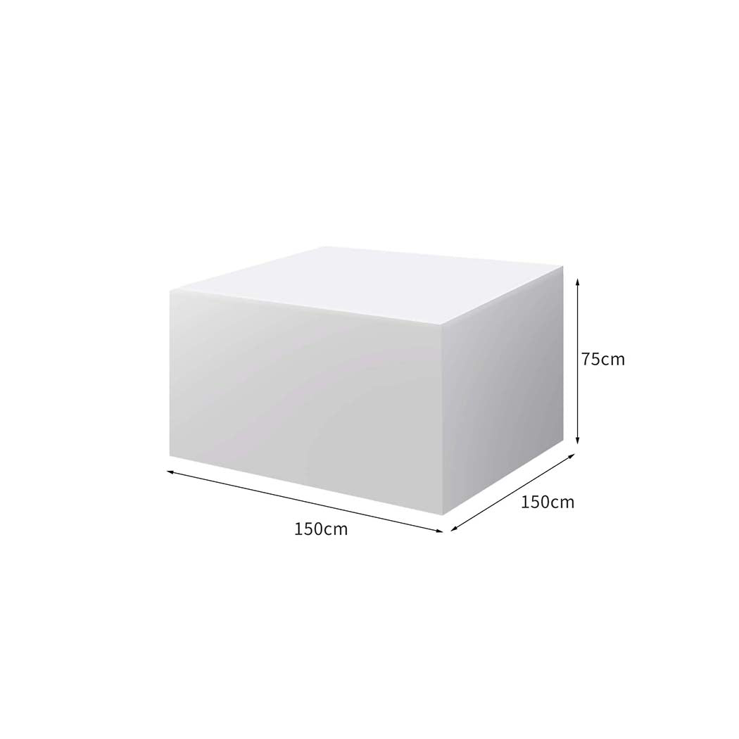 Stylish Outdoor Furniture Cover Waterproof Silver Barrier  Sleek