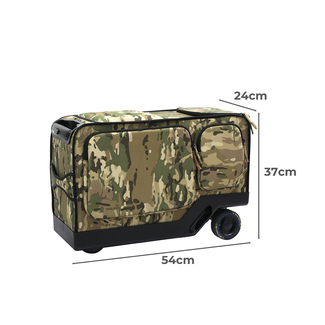 Electric Riding Luggage Green 7x18650cm