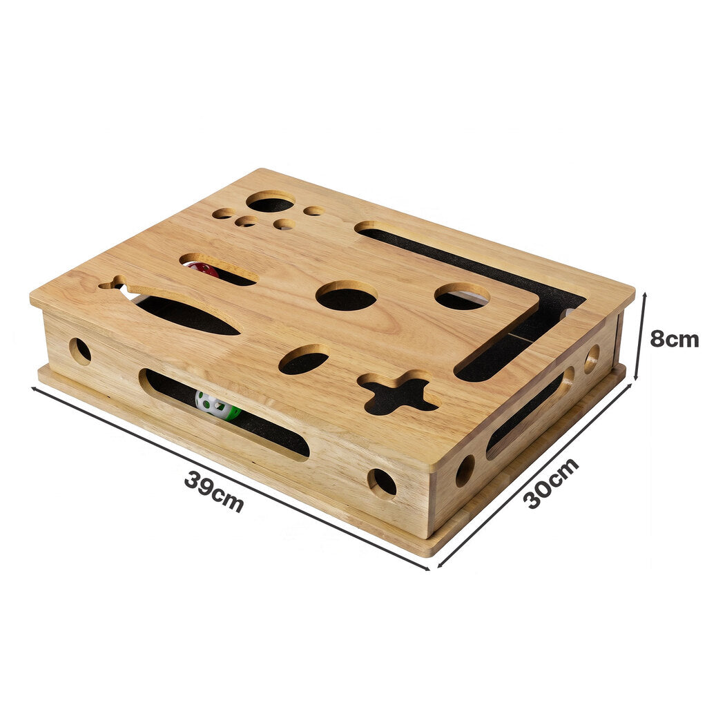 Cat Nail File Scratcher Large Wood 39x30x8cm