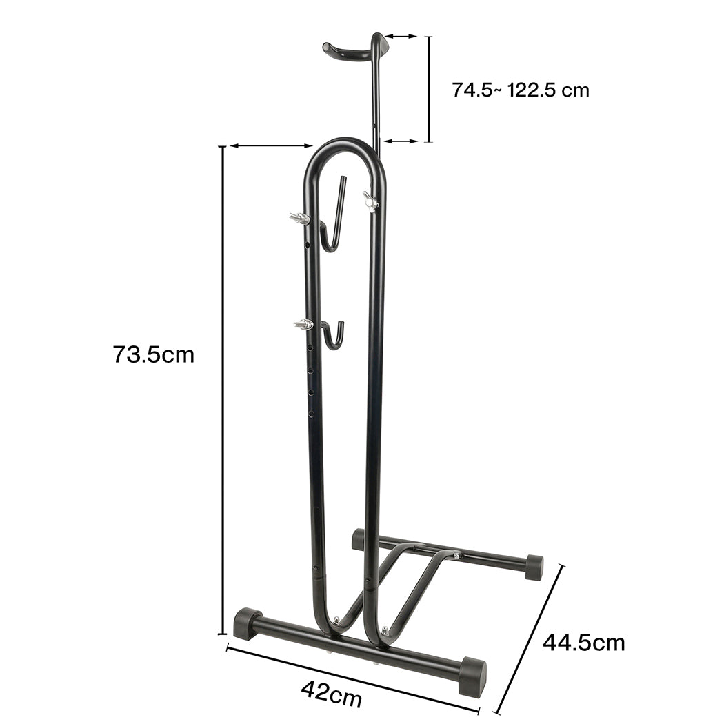 3-in-1 Bike Floor Stand Upright Storage Rack | Simpledeals