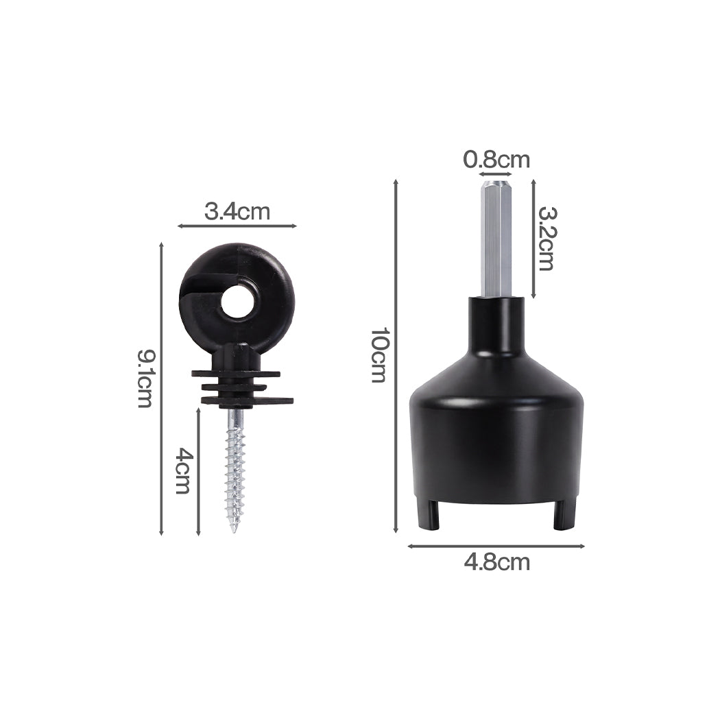 Electric Fence Ring Insulators 120pc | Simpledeals