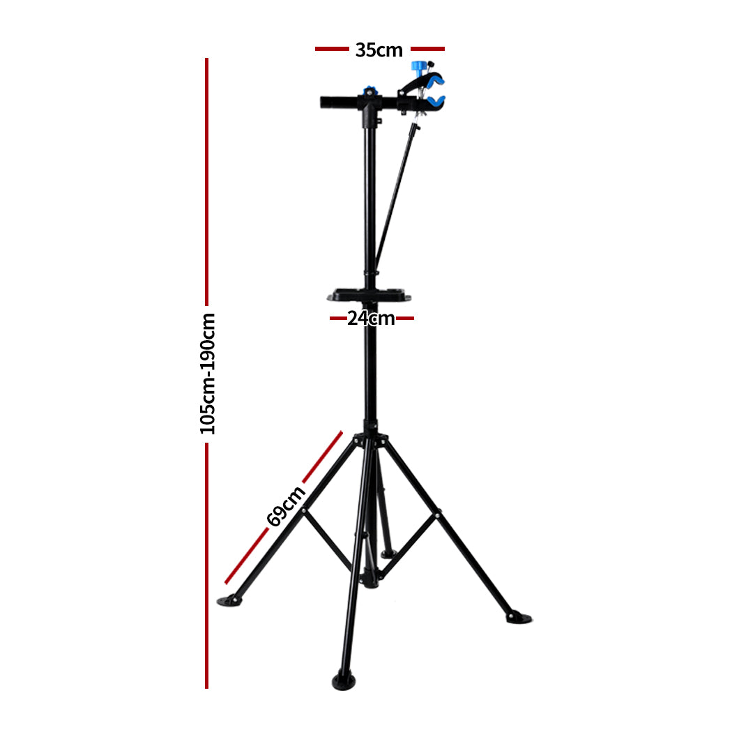 MONVELO Bike Repair Work Stand Bonus | Rack Blue