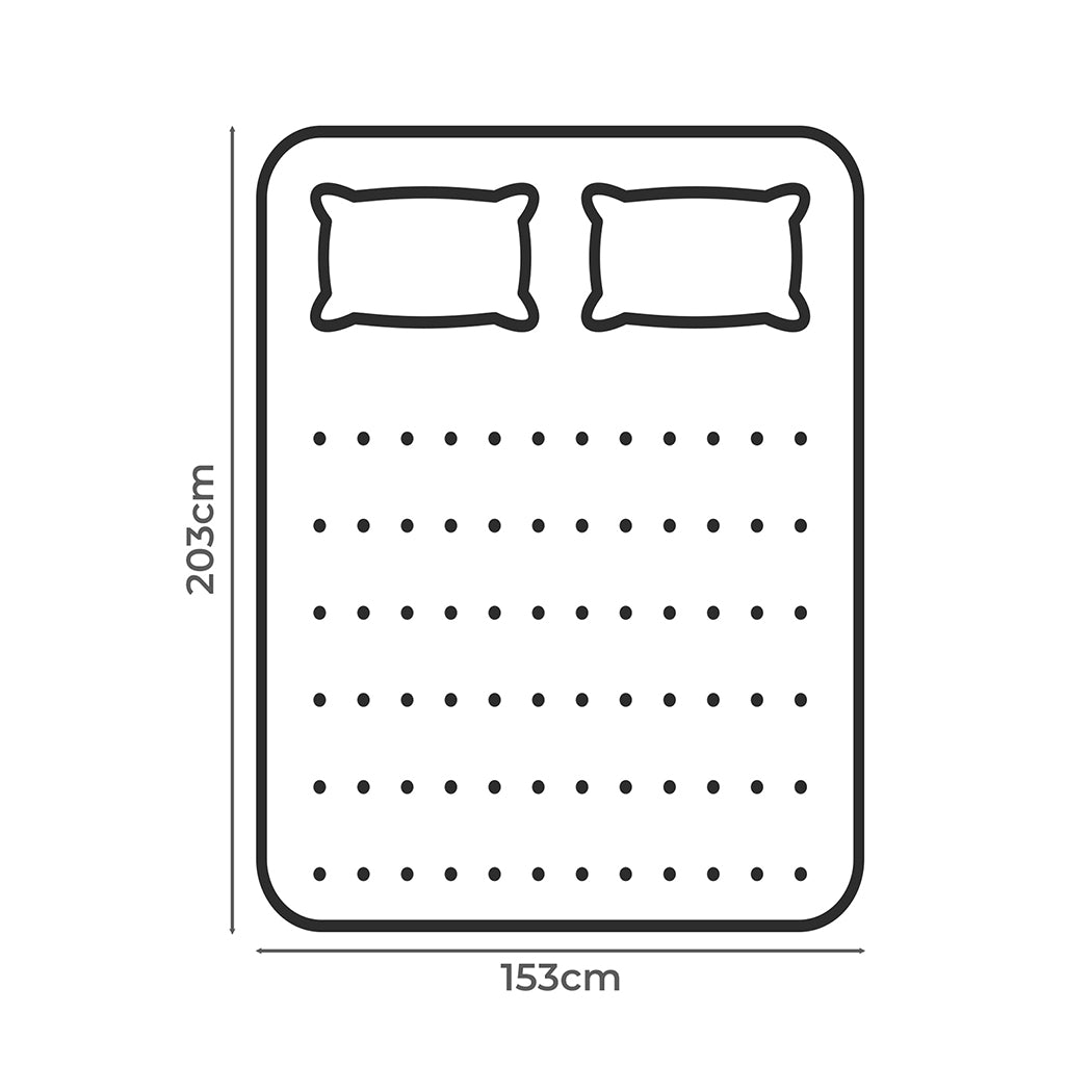 Modern Pillowtop Mattress Topper thickness 5cm Wood Finish | id4