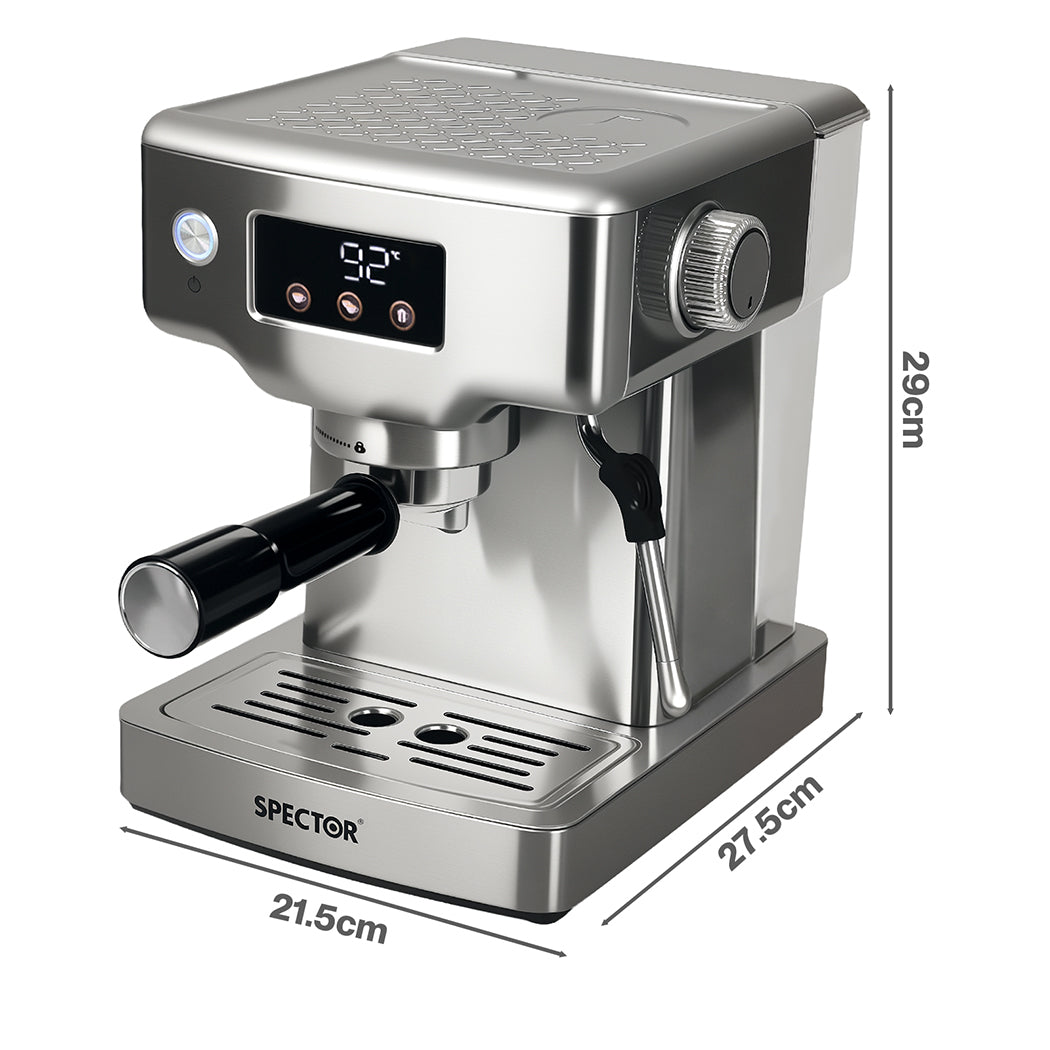 Espresso Machine 20 Bar 27.5x21.5x29cm
