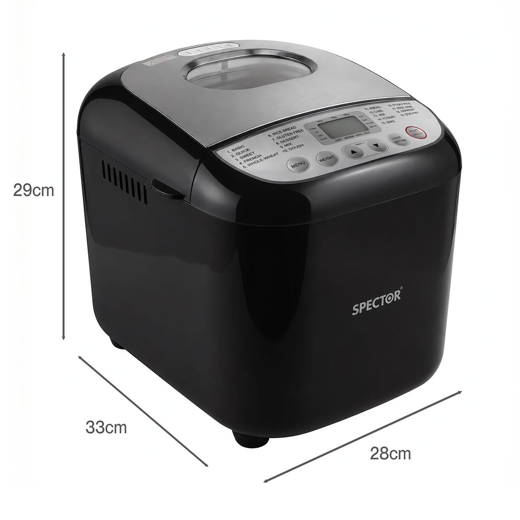 Automatic Bread Machine With Non Stick Pan 33x28x29cm