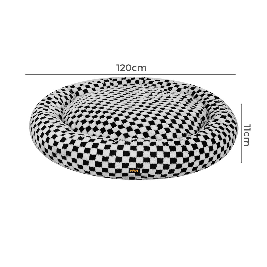 Circular Plush Dog Bed Cosy 120x120x11cm