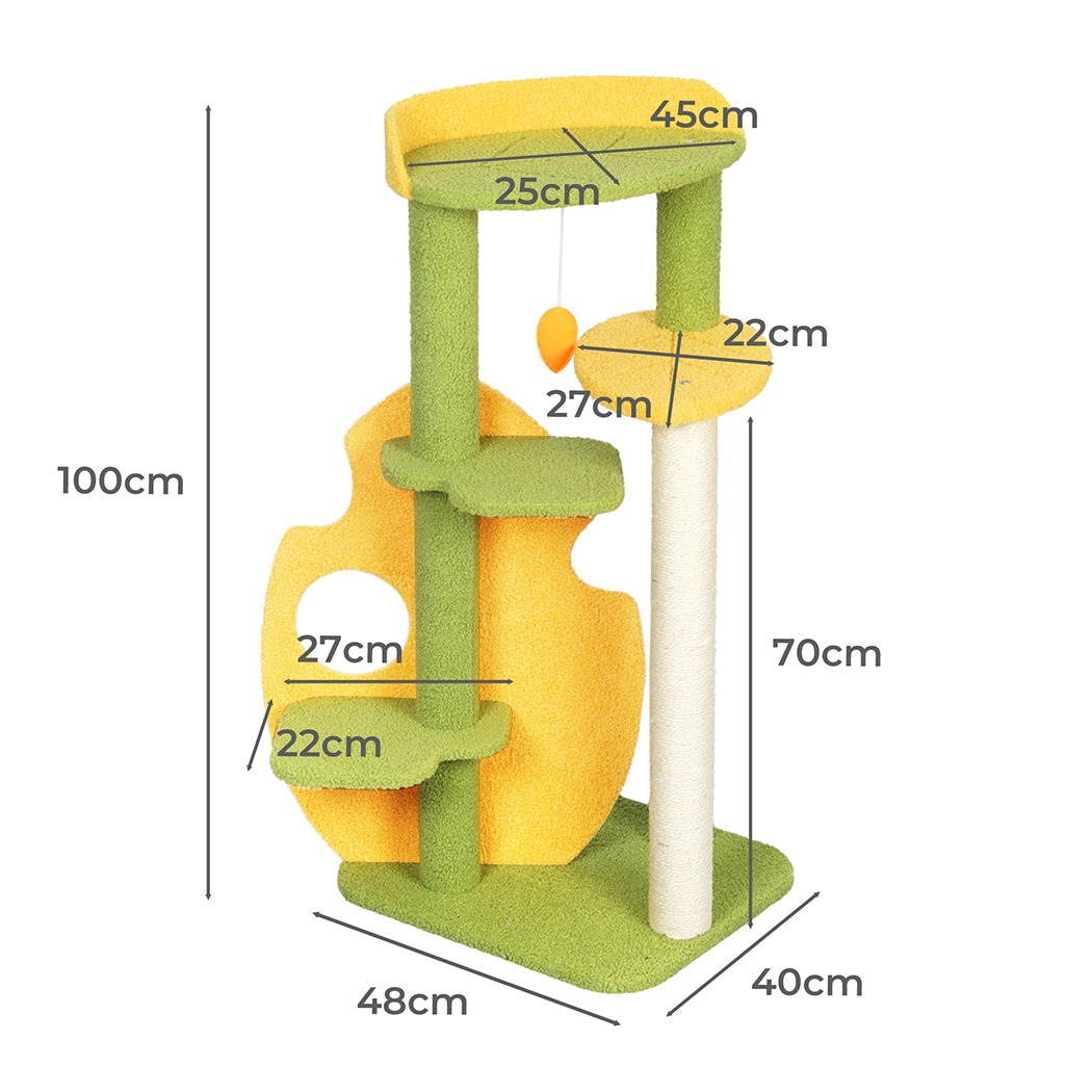 Cat Tree Furniture Condo 48x40x100cm