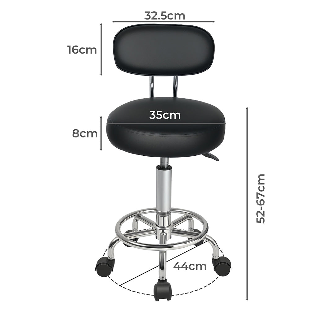 Office Chair Low Back Adjustable 36x55x82cm