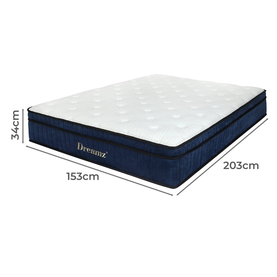 Queen Mattress Medium Firm 203x153x34cm
