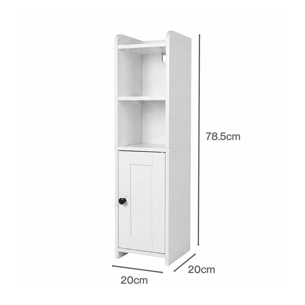 Slim Bathroom Cabinet Toilet Paper Storage 78.5cm | Simplede