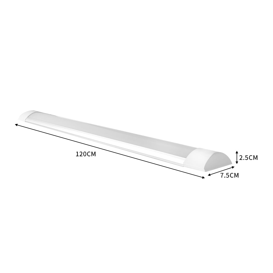 10Pcs LED Slim Ceiling Batten 120 CM x10