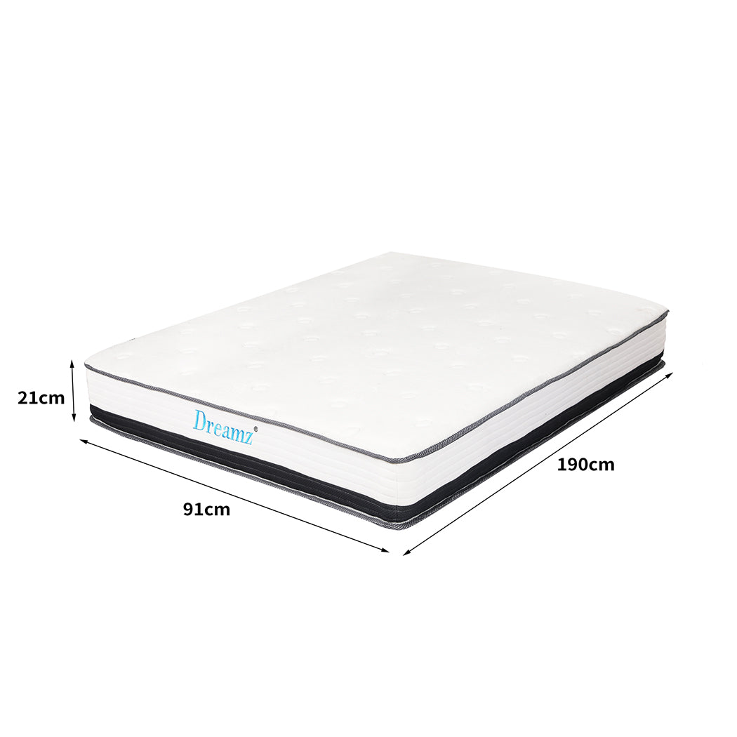 Pocket Spring Mattress HD Foam Single
