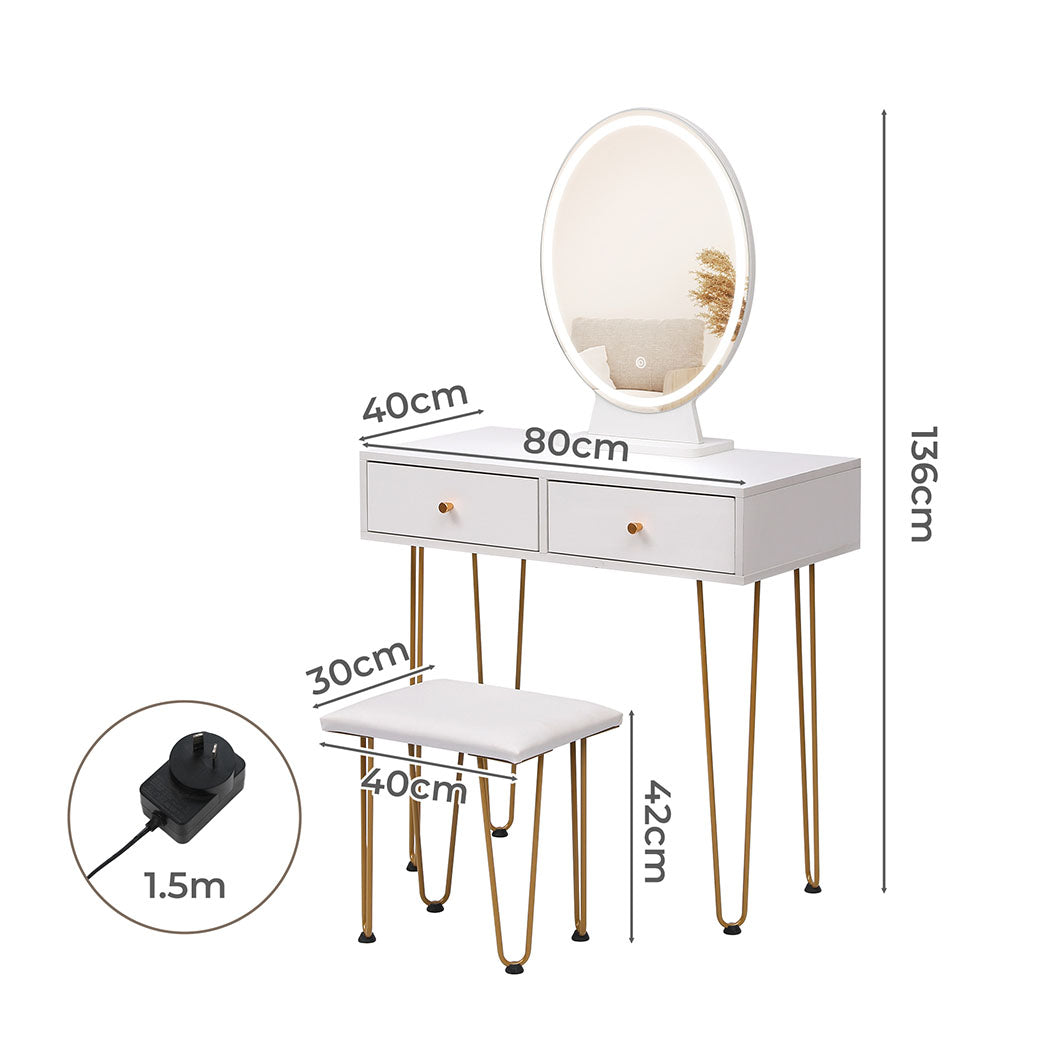 Contemporary Dressing Table LED Light Strip White  Premium Quality | id11&12