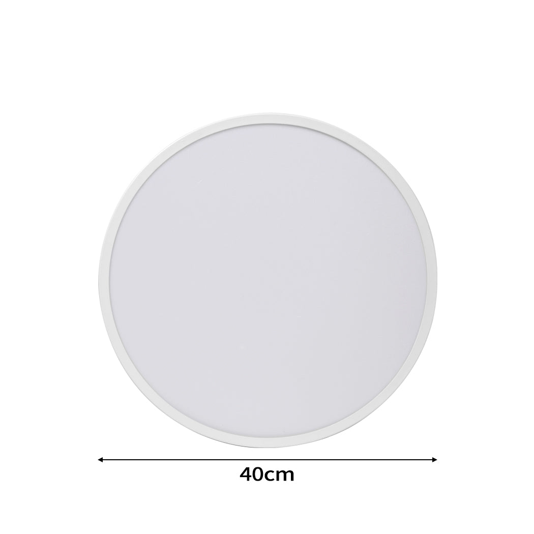 LED Ceiling Light 30W Round Panel Light Cool White Modern Lamp