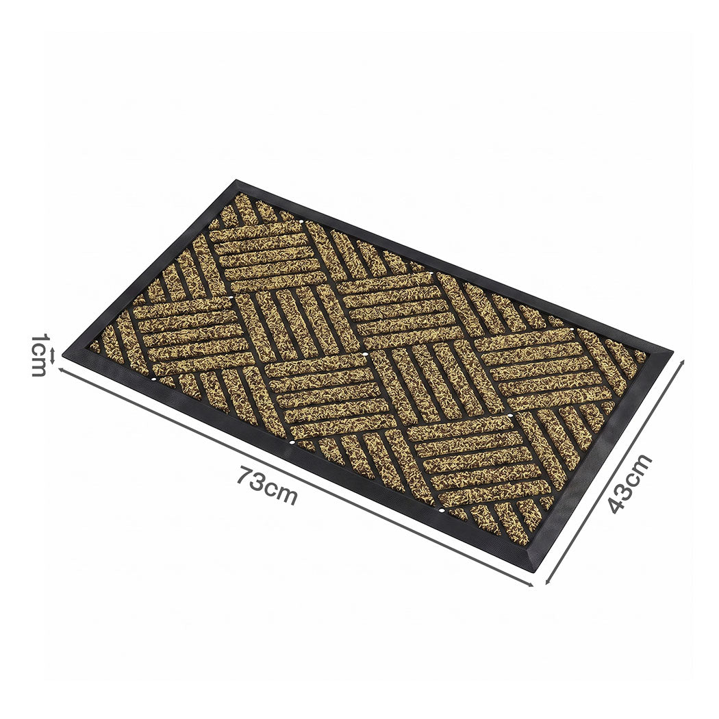 Front Door Mat Heavy Duty Non Slip 43x73cm