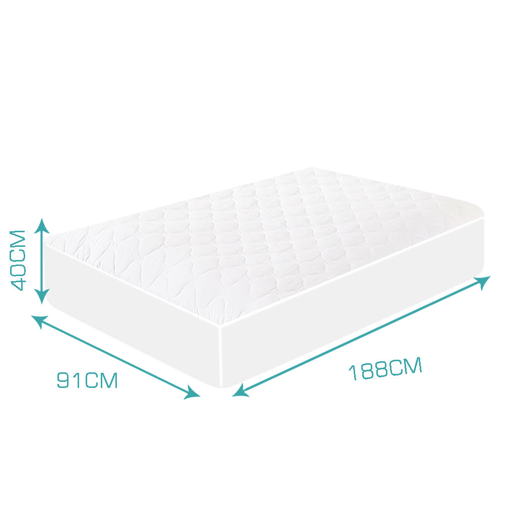 Fitted Waterproof Bed Mattress Single