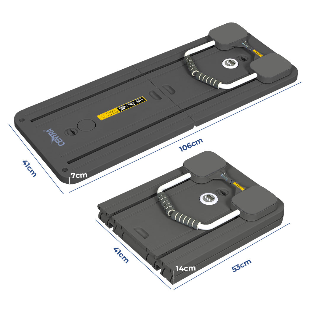 Abdominal Board Grey Fitness Trainer 35x16x2cm