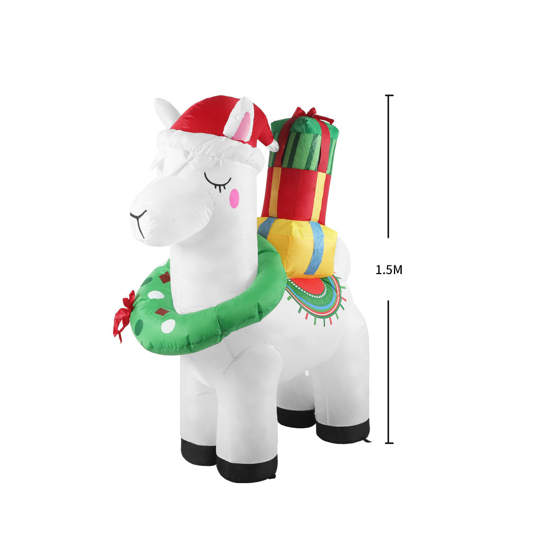 Inflatable Christmas Decor Christmas | Llama Led Lights Xmas