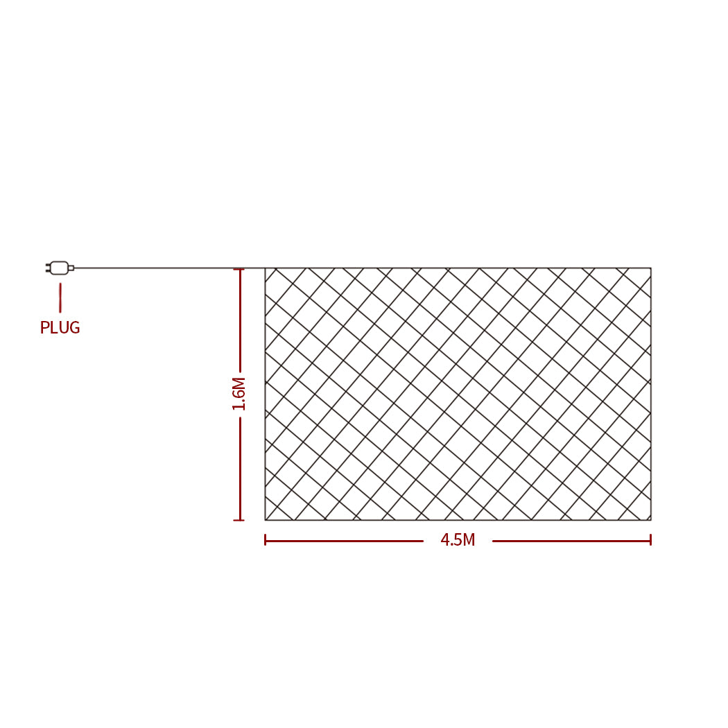 300LED - Christmas Net Lights Mesh | String Fairy Light Party
