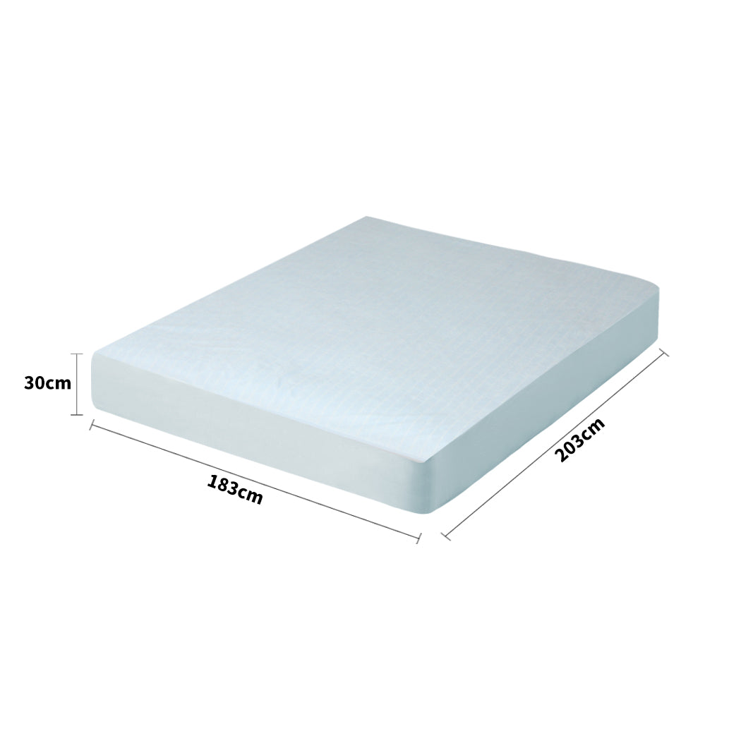 King Mattress Protector Pillowcases King Blue, Blue colour