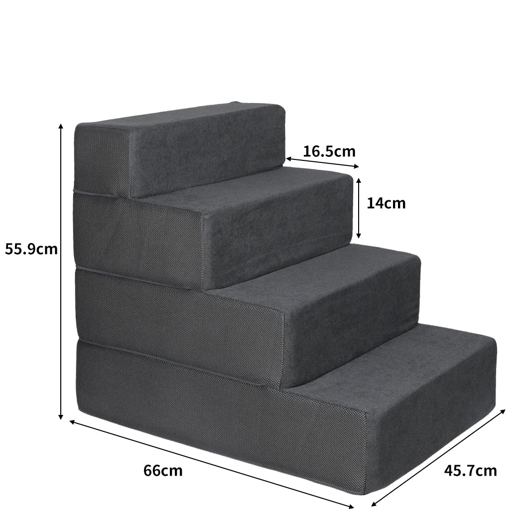 Dog Stairs Ramp Portable Climbing Kids | Pet Step Adjustable Ladder