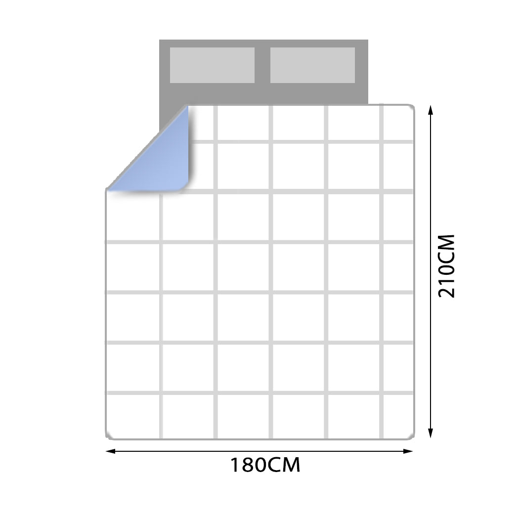 Double Size 200GSM Bamboo Winter Quilt Breathable Comfort Bedding