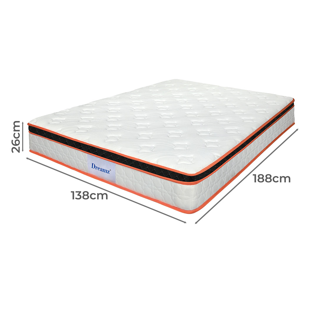 Double Mattress Medium Firm 188x138x26cm
