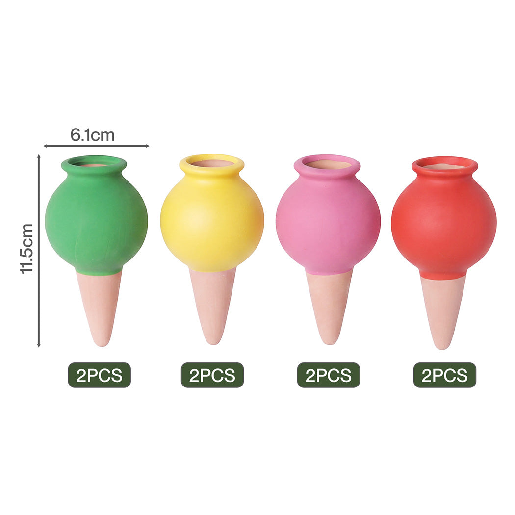 Self Watering Terracotta Plant Spikes 8pc | Simpledeals