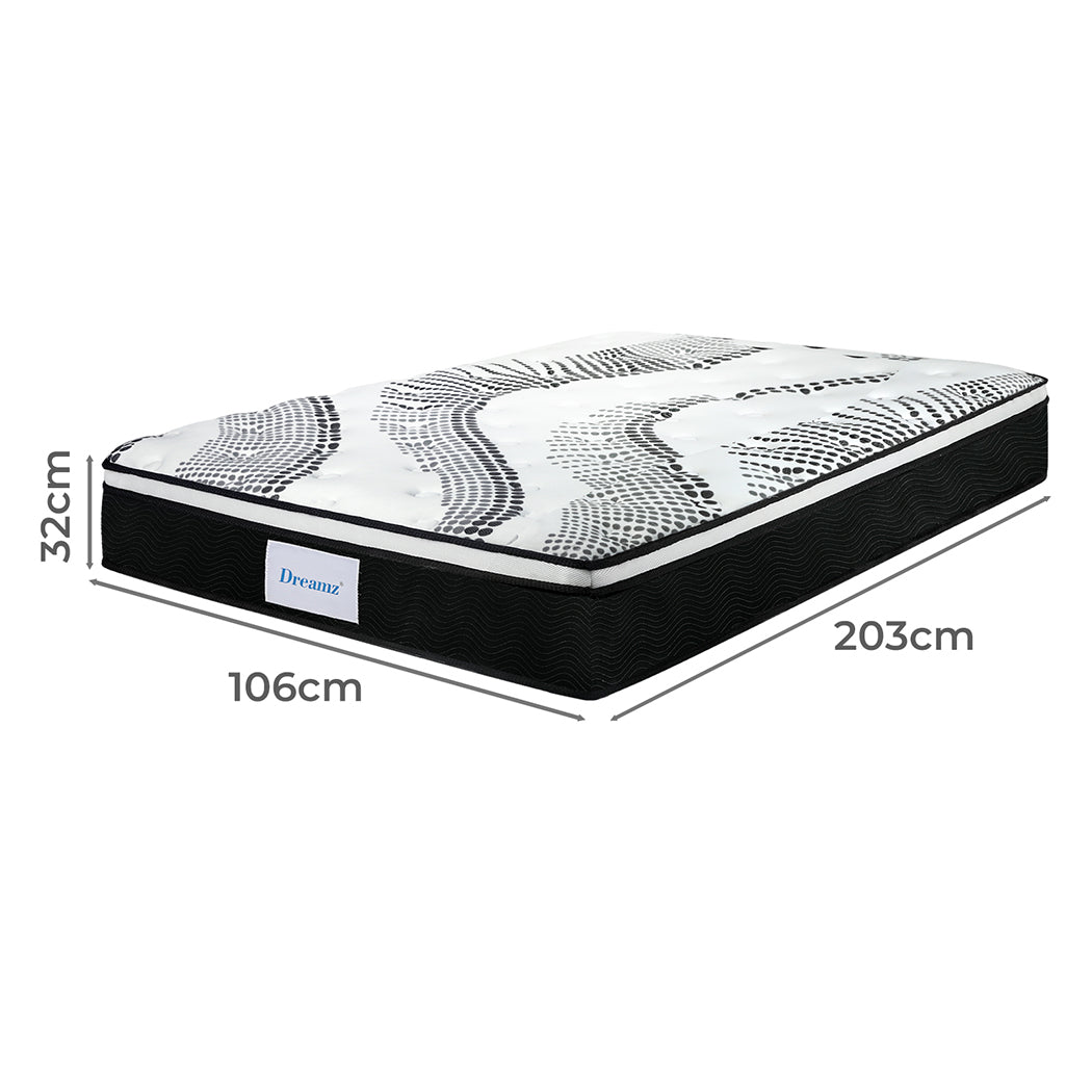 King Single Mattress 7 Zone Support 203x106x32cm