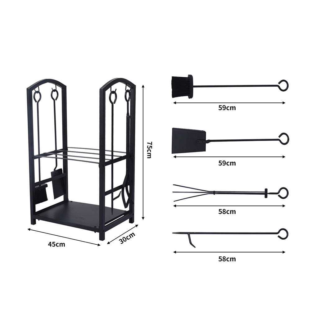 Firewood Rack 4 Fireplace | Traderight Large Holder Storage
