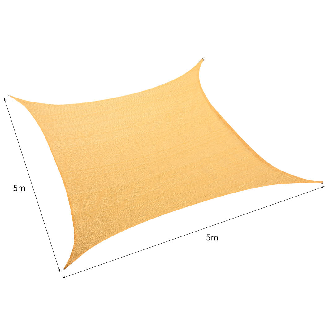 Sun Shade Sail Cloth Canopy X Large | Outdoor Awning Cover Square