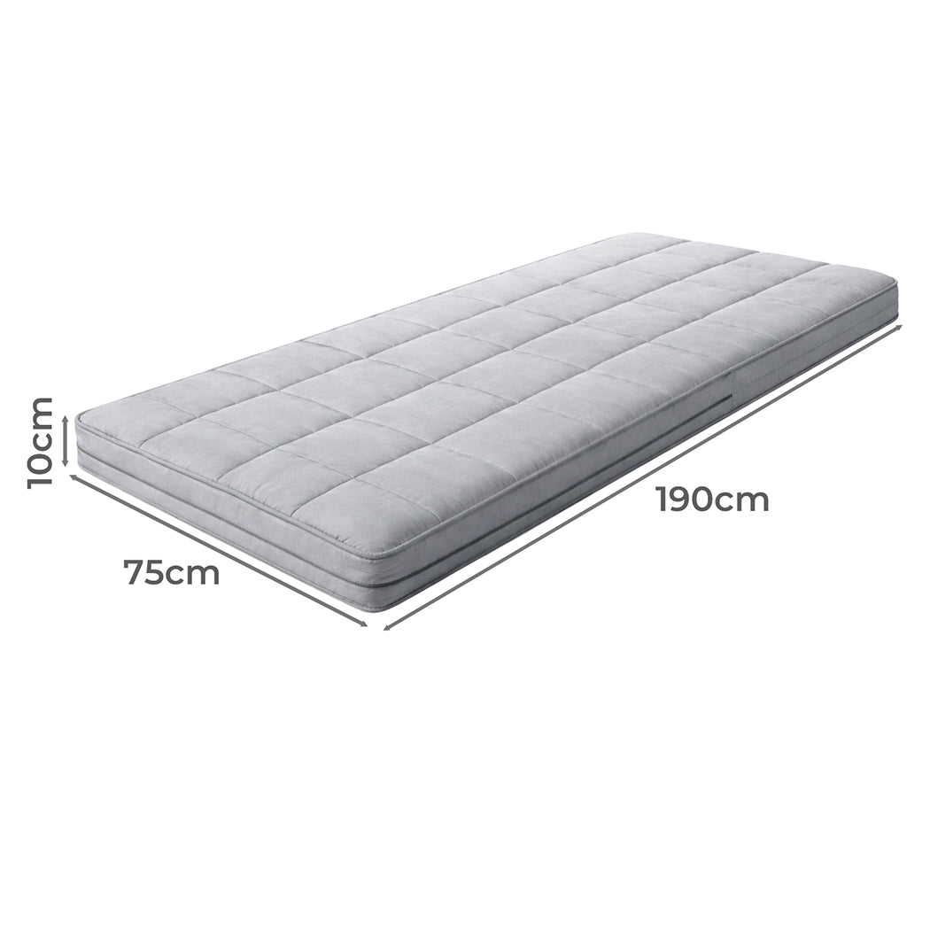 Portable Foldable Foam Mattress 190x75x10cm