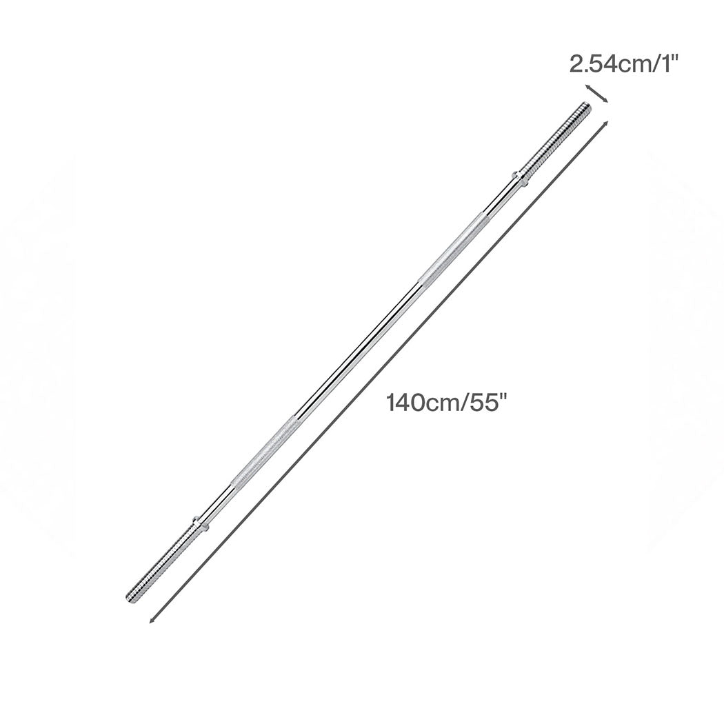 140cm Standard Barbell 480LB Home Gym Bar | Simpledeals