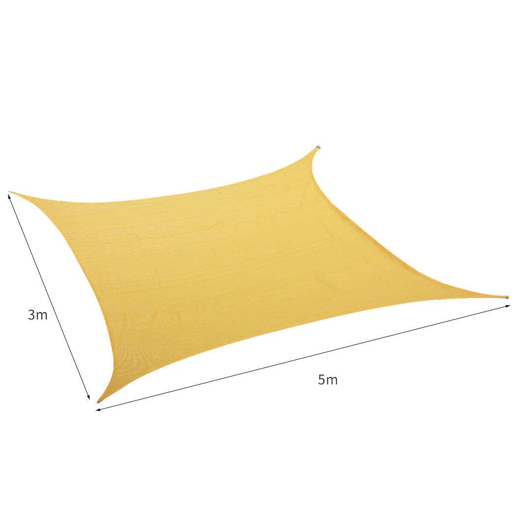 Sun Shade Sail Cloth Canopy Sand 180 | Outdoor Tent Protection