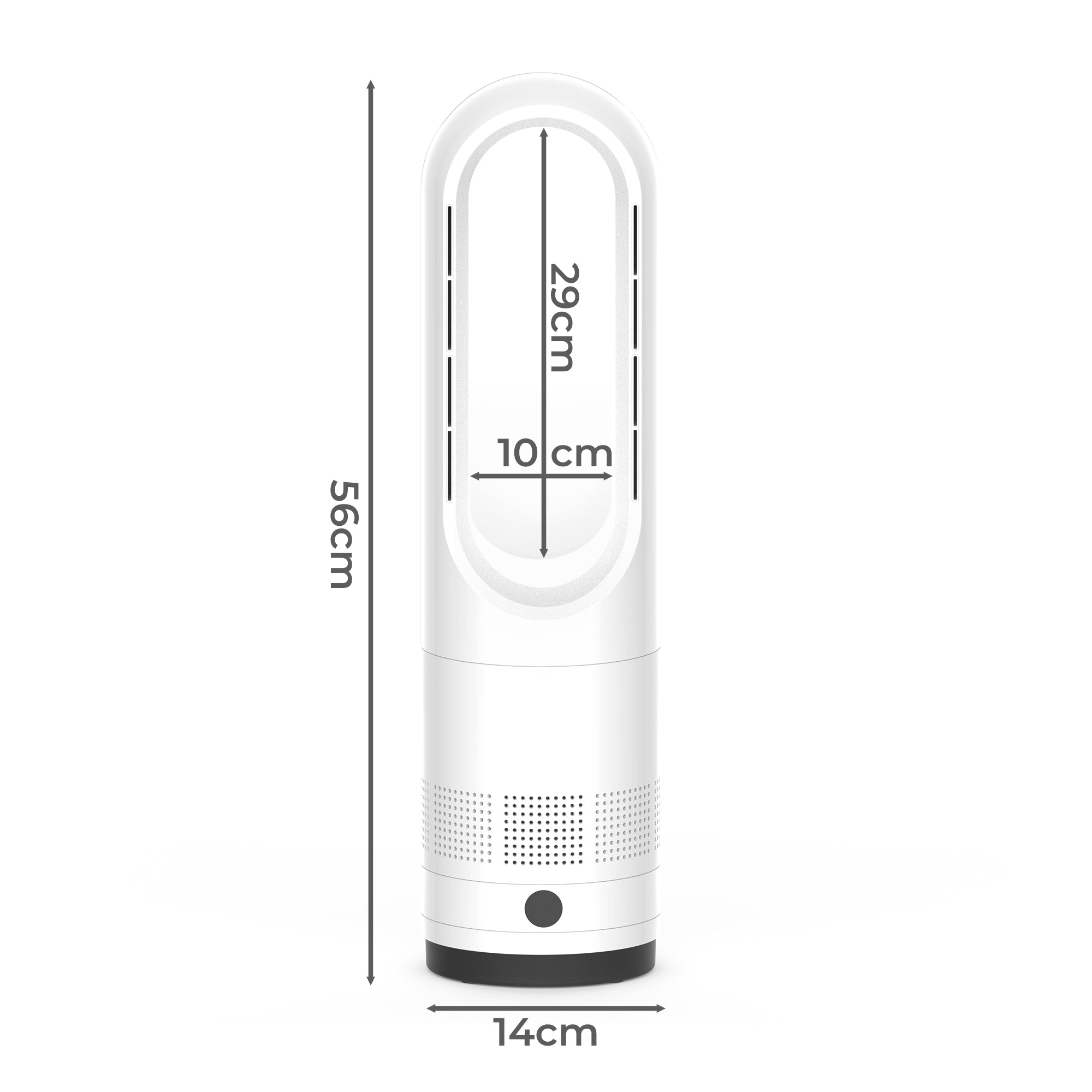 Versatile Bladeless Tower Fan 2 In 1 Cooler & Heater Fan  Premium, id4
