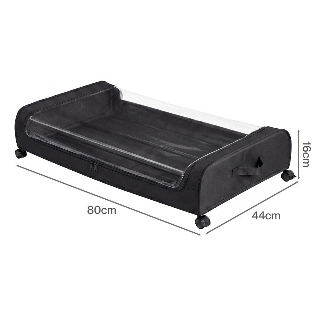 Under Bed Storage Boxes 2-Pack 46L | Simpledeals