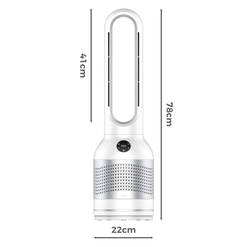Ergonomic Bladeless Fan Cooler & Heater & Purifying air  Soft Cushion, id4