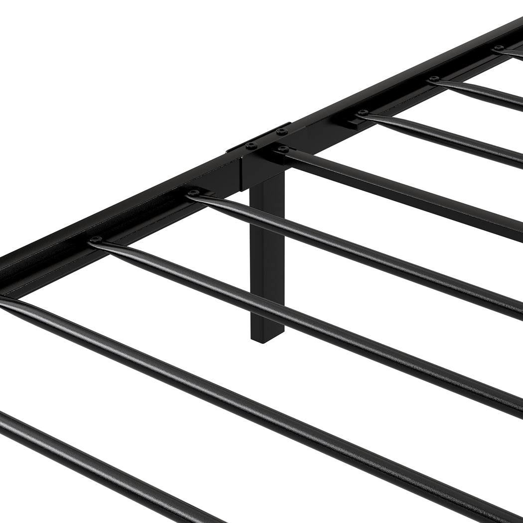 Single Bed Frame Storage Industrial 209x92x109cm