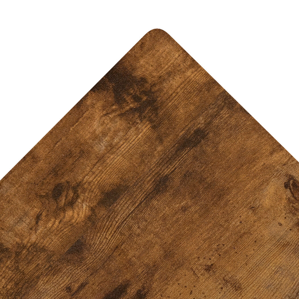 Adjustable Steel Desk - Oak 140x60x72cm