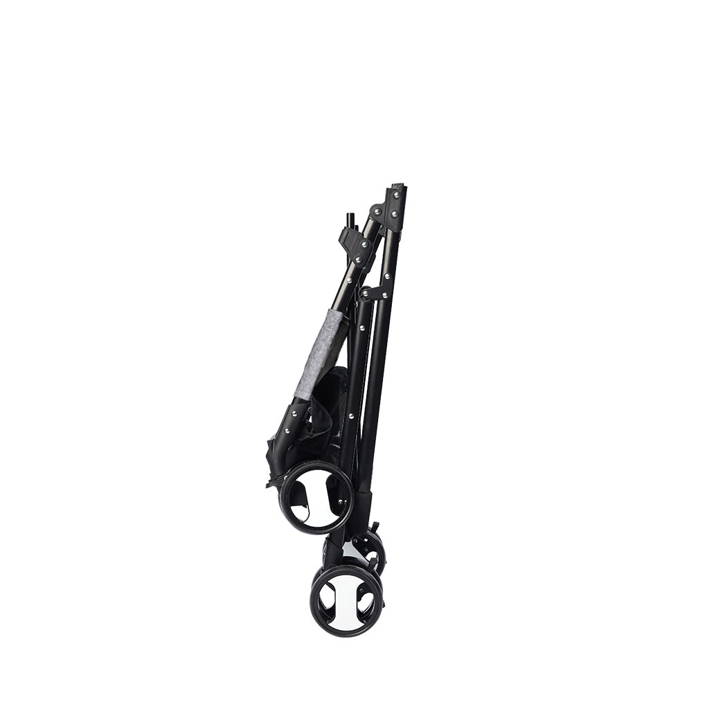 Large Pet Stroller Dog Cat Travel Carrier Pram Foldable Pushchair Outdoor with SC4 id