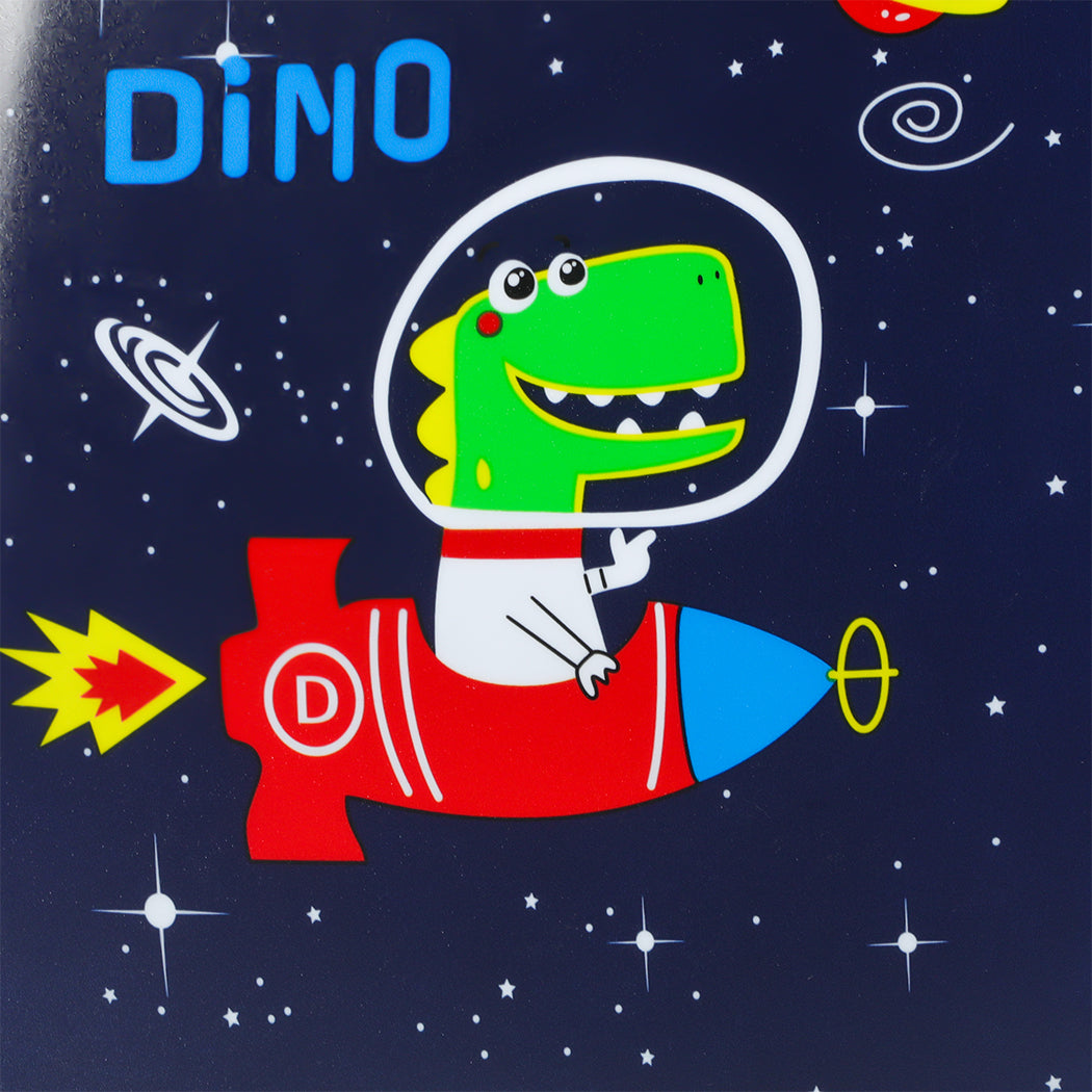 2-Piece Kids Luggage Set 16" & 13" Space Dino Travel Suitcase