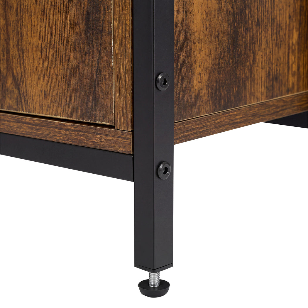 6 Tier Bookshelf Storage Cabinet Adjustable Shelves | Simple