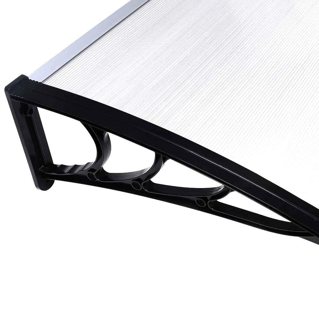 Window Door Awning 1x4M Transparent UV Rain Cover Outdoor Canopy Panel | SC9 id