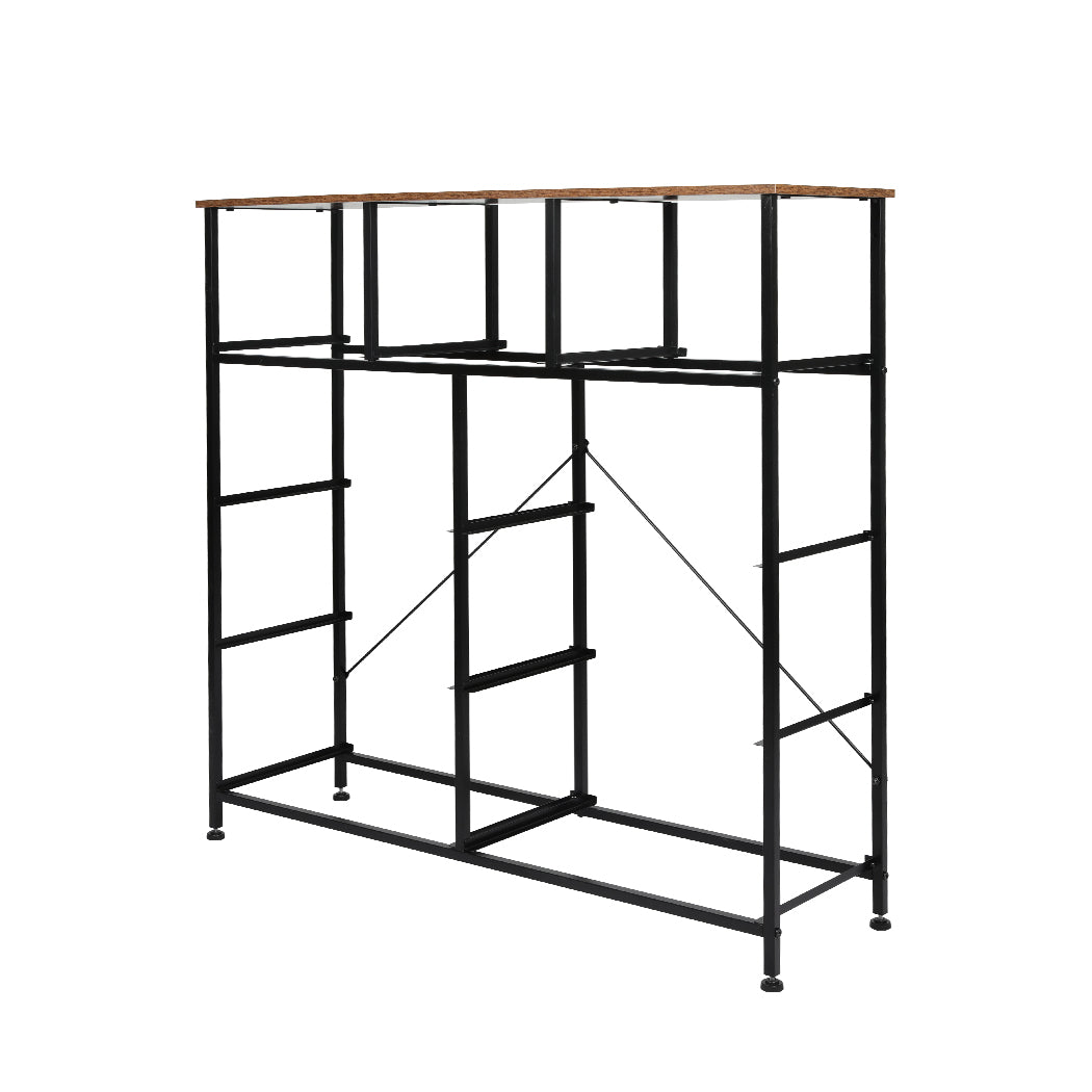Storage Cabinet Tower Brown 100x30x99cm