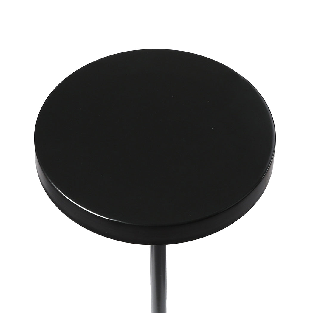 Versatile Side Table Round Tabletop Small Lightweight  Space-Saving with id2&3