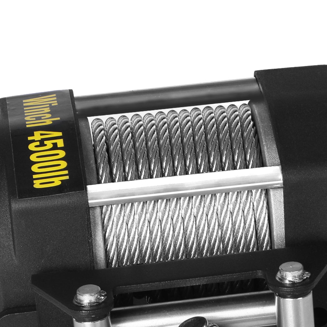 Electric Winch 4500LBS/2041KG 12V Wireless | 2041Kg