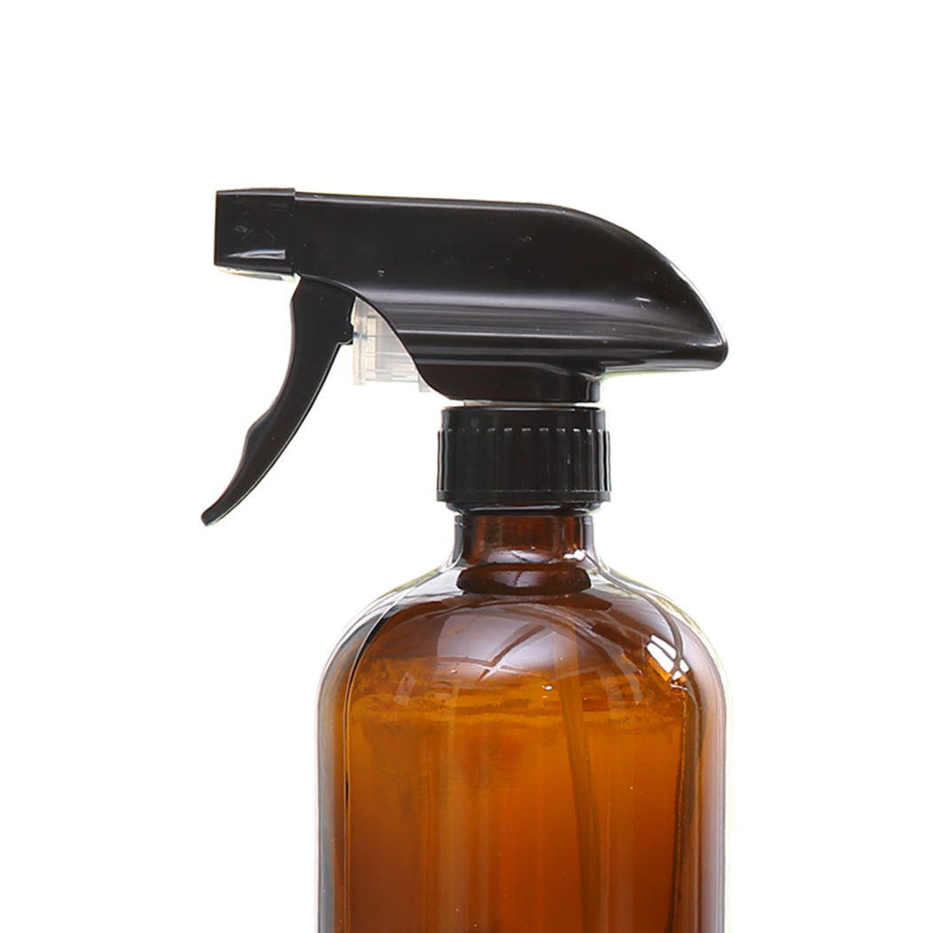 Glass finish - 6x 500ml Amber Glass Spray Bottles Trigger