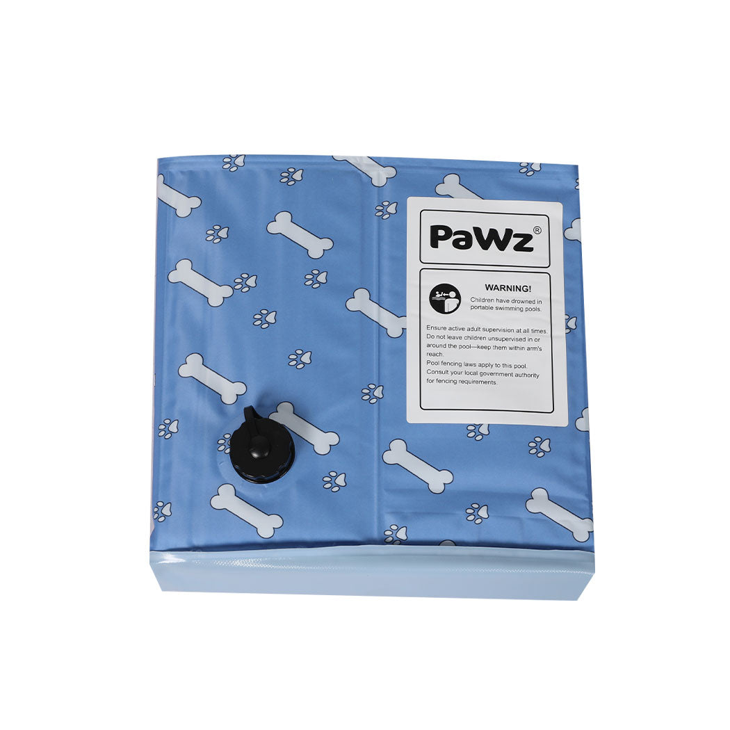 Heavy-duty Pet Swimming Pool Kids Dog Cat Washing Bathtub-Blue