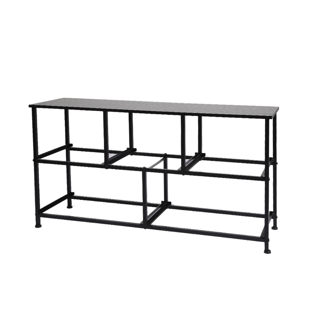 Chest of 5 Drawers Storage Cabinet Dark Grey